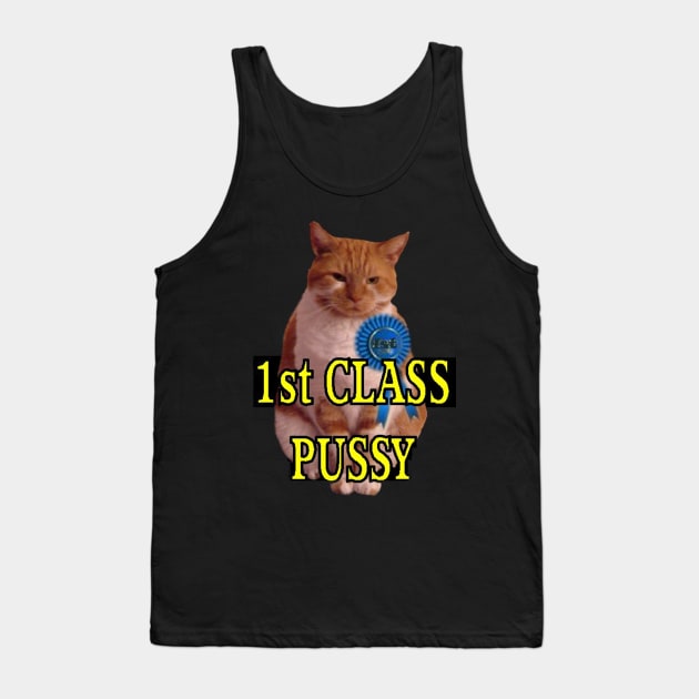 1st class pussy Tank Top by Stiffmiddlefinger